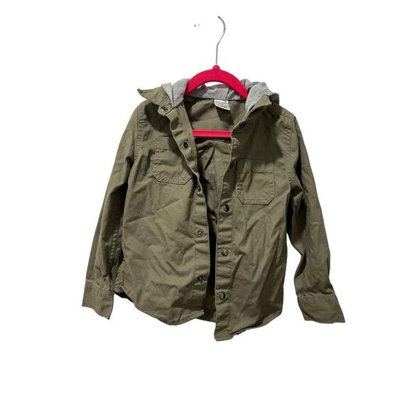 Okie Dokie green hoodie, kids size 5T - Picture 1 of 3